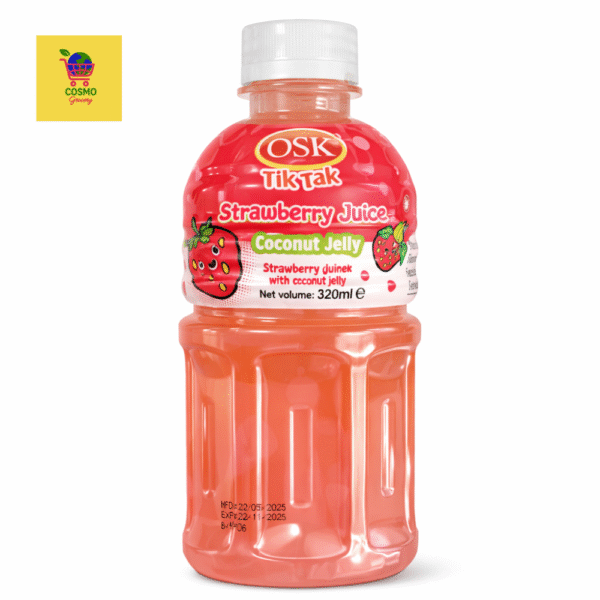 OSK Tik Tak Strawberry Juice with Coconut Jelly 320ml