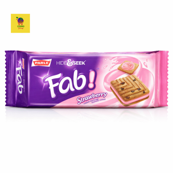 Parle Hide & Seek Fab Strawberry Cookies 112g