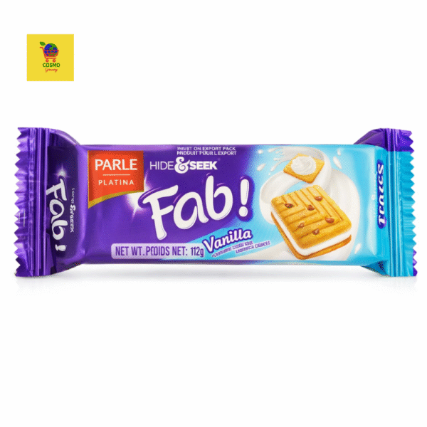Parle Hide & Seek Fab Vanilla Cream Cookies 112g
